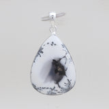 Handmade Dendritic Opal Silver Pendants