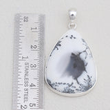 Handmade Dendritic Opal Silver Pendants