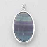 925 Sterling Silver Fluorite Pendants