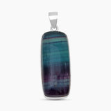 925 Sterling Silver Fluorite Pendants