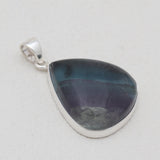 925 Sterling Silver Fluorite Pendants