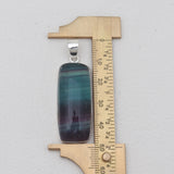 925 Sterling Silver Fluorite Pendants