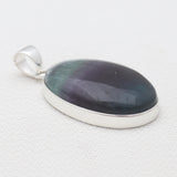925 Sterling Silver Fluorite Pendants