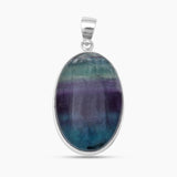 925 Sterling Silver Fluorite Pendants