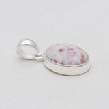 925 Sterling Silver Pink Thulite Pendants