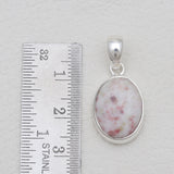 925 Sterling Silver Pink Thulite Pendants