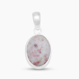 925 Sterling Silver Pink Thulite Pendants