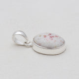 925 Sterling Silver Pink Thulite Pendants