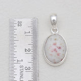 925 Sterling Silver Pink Thulite Pendants