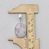 925 Sterling Silver Pink Thulite Pendants