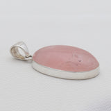 925 Sterling Silver Rose Quartz Pendants