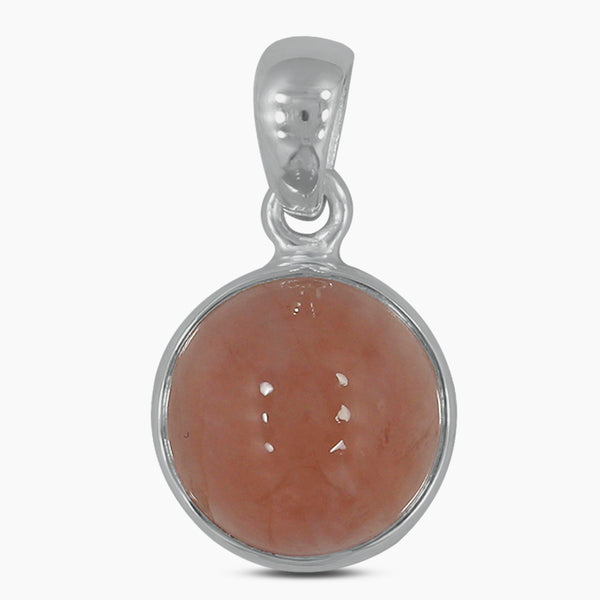 925 Silver Rose Quartz Pendants