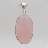 925 Sterling Silver Rose Quartz Pendants