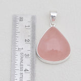 925 Sterling Silver Rose Quartz Pendants