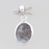Raw Astrophyllite Silver Pendants
