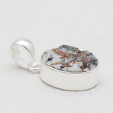 Raw Astrophyllite Silver Pendants