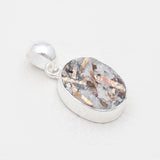 Raw Astrophyllite Silver Pendants