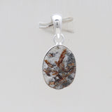 Raw Astrophyllite Silver Pendants