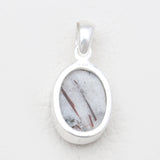 Raw Astrophyllite Silver Pendants
