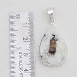 925 Silver Raw Astrophyllite Pendants
