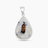 925 Silver Raw Astrophyllite Pendants