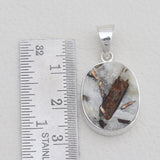 925 Silver Raw Astrophyllite Pendants