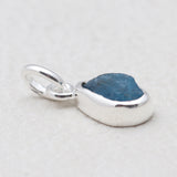 925 Sterling Silver Neon Apatite Pendants