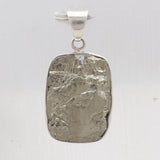 Pyrite Druzy Silver Pendant