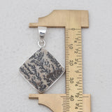 Natural Russian Dendritic Silver Pendants