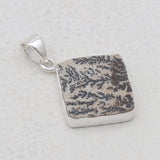 Natural Russian Dendritic Silver Pendants