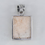 Vanadinite Druse Silver Pendant