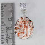 Vanadinite Druse Silver Pendant