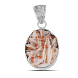 Vanadinite Druse Silver Pendant