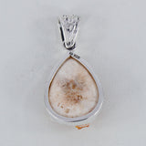 Vanadinite Druse Silver Pendant