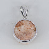 Vanadinite Druse Silver Pendant