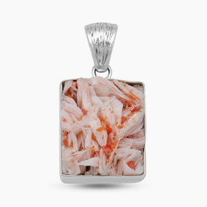 Vanadinite Druse Silver Pendants