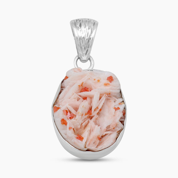Vanadinite Druse Silver Pendants