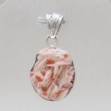 Vanadinite Druse Silver Pendants