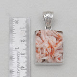 Vanadinite Druse Silver Pendants
