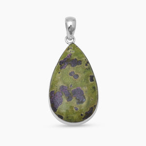 Tasmanian Serpentine Silver Pendants