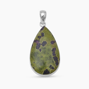 Tasmanian Serpentine Silver Pendants