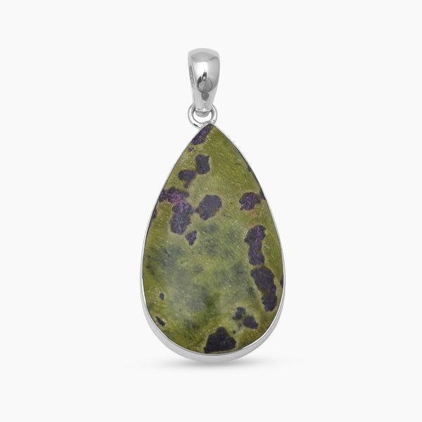 Tasmanian Serpentine Silver Pendants