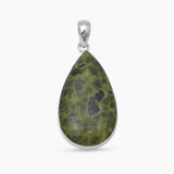 Tasmanian Serpentine Silver Pendants