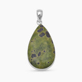 Tasmanian Serpentine Silver Pendants