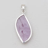 925 Sterling Silver kunzite Pendants