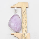 925 Sterling Silver kunzite Pendants