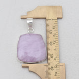 925 Sterling Silver kunzite Pendants