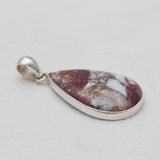 Purple Spiny Oyster Silver Pendants