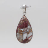 Purple Spiny Oyster Silver Pendants