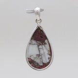 Purple Spiny Oyster Silver Pendants